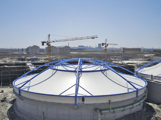 开封市污水池加盖膜结构遮阳篷 - 哪里好